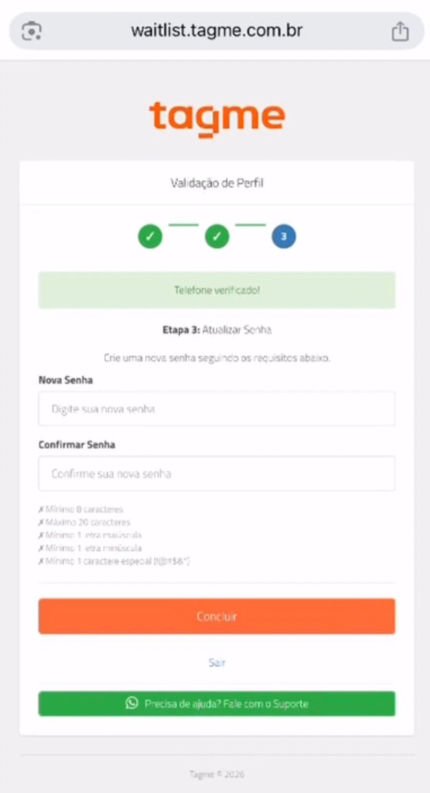 Como funciona o novo sistema de login da Tagme